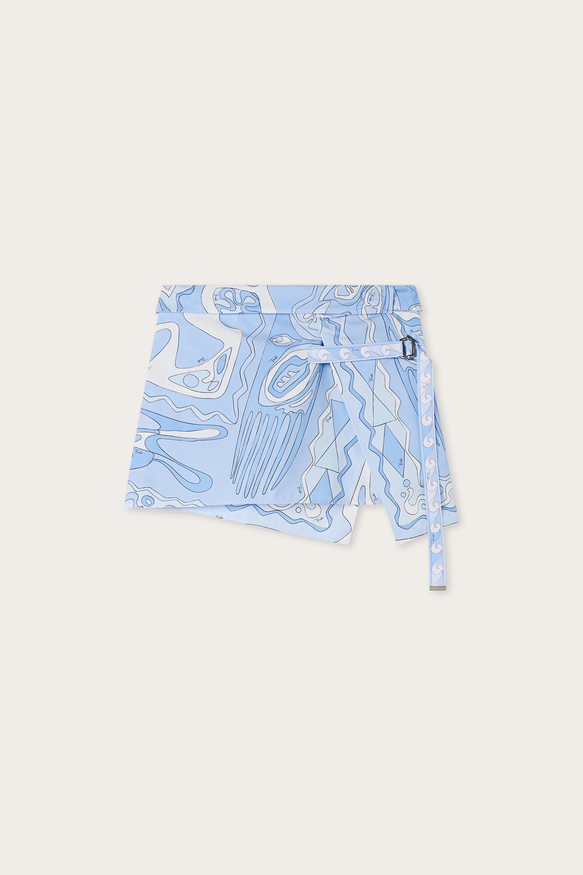 Pucci Angoli Print Wrap Skirt