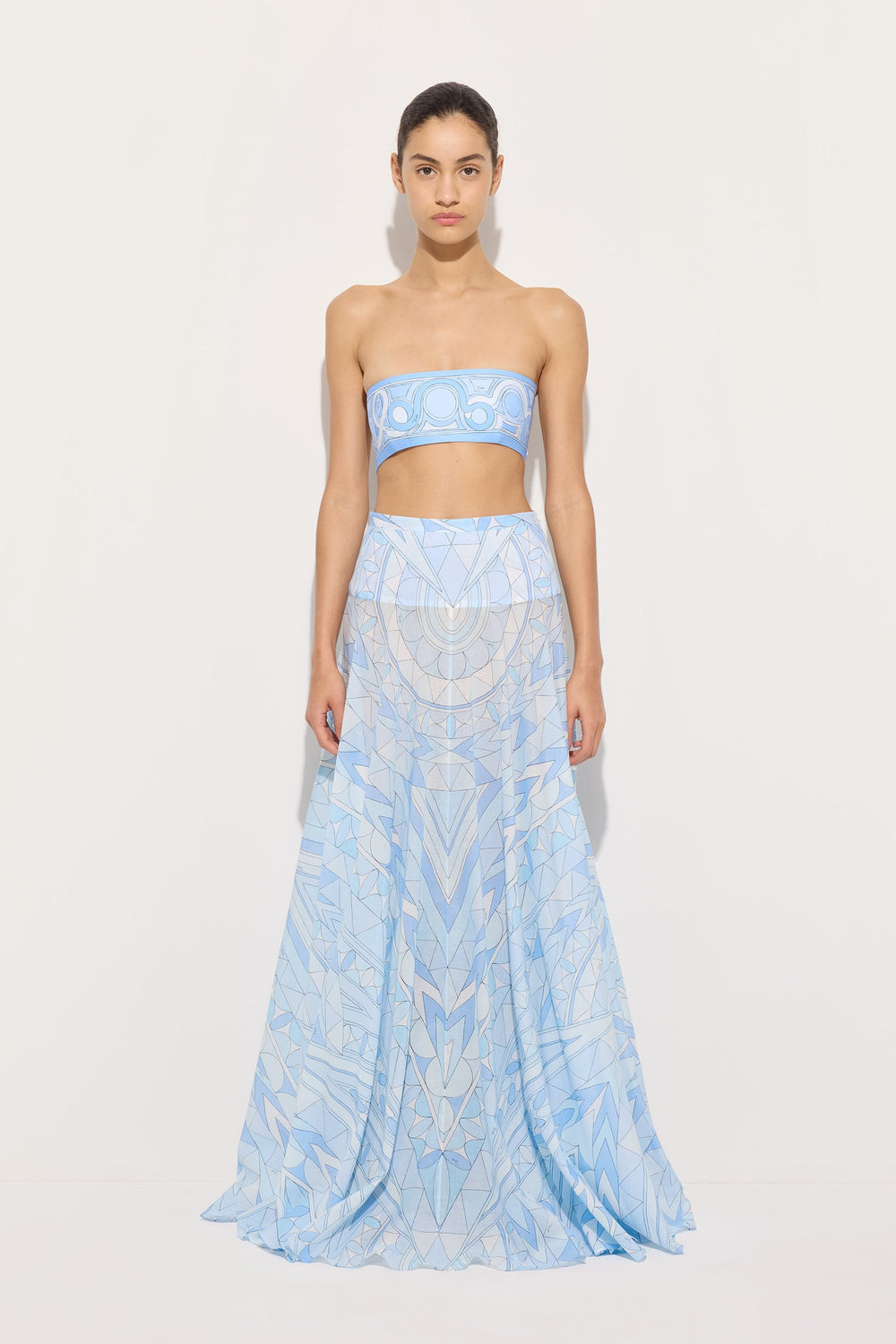 Pucci Manuba Print Cotton Skirt