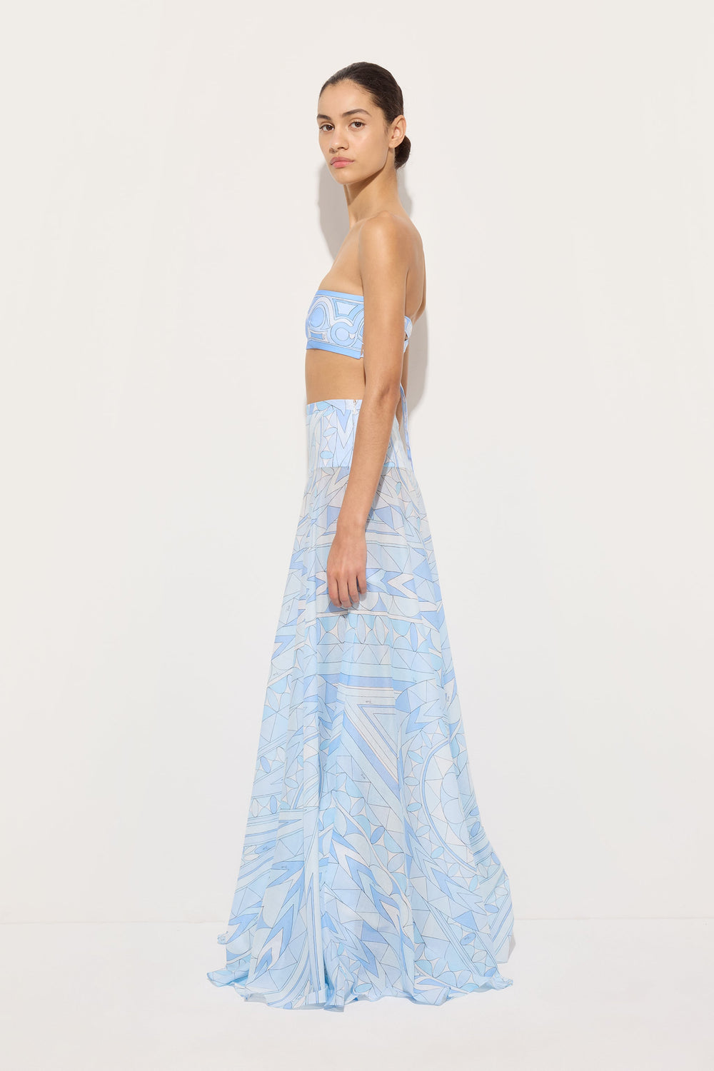 Pucci Manuba Print Cotton Skirt