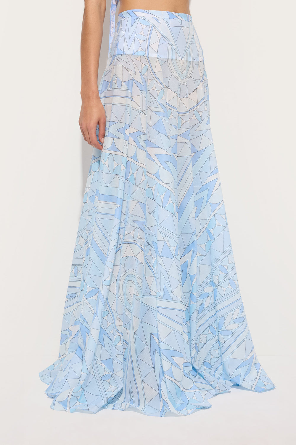 Pucci Manuba Print Cotton Skirt