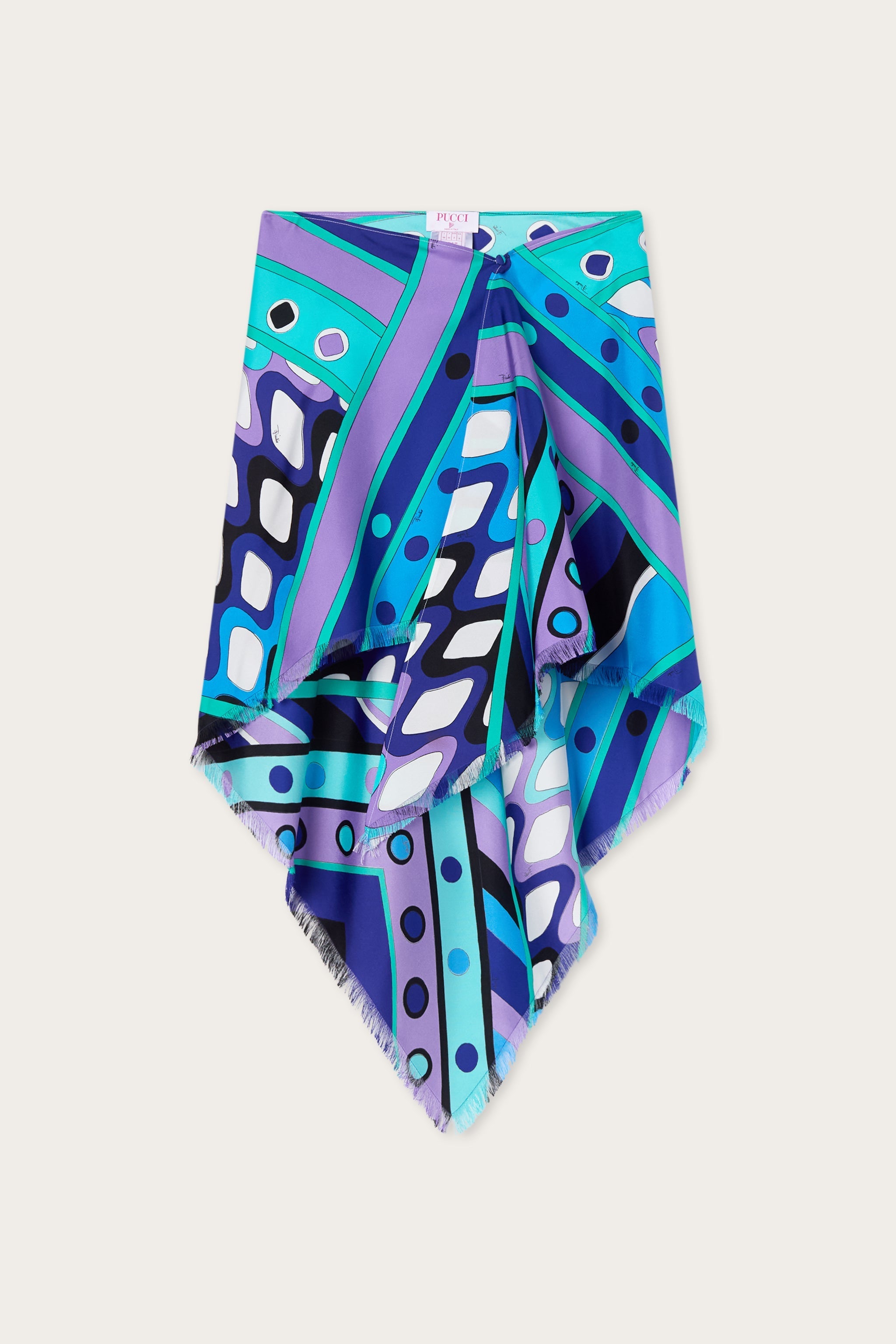 Pucci Vivara Print Silk Skirt
