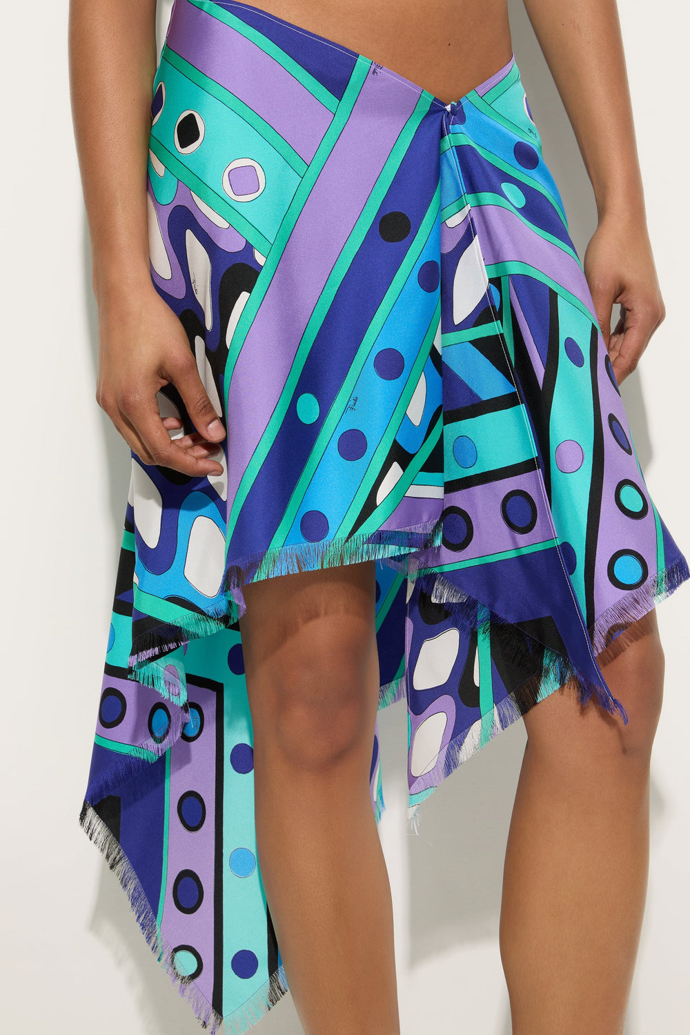 Pucci Vivara Print Silk Skirt