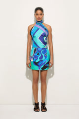 Pucci Orchidee Print Silk Skirt