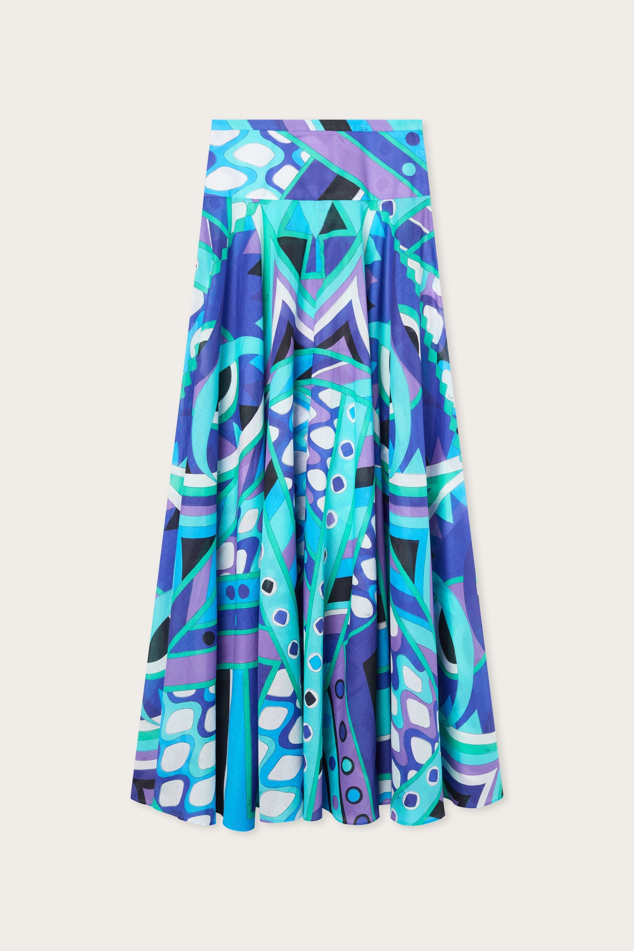 Pucci Vivara Print Cotton Skirt