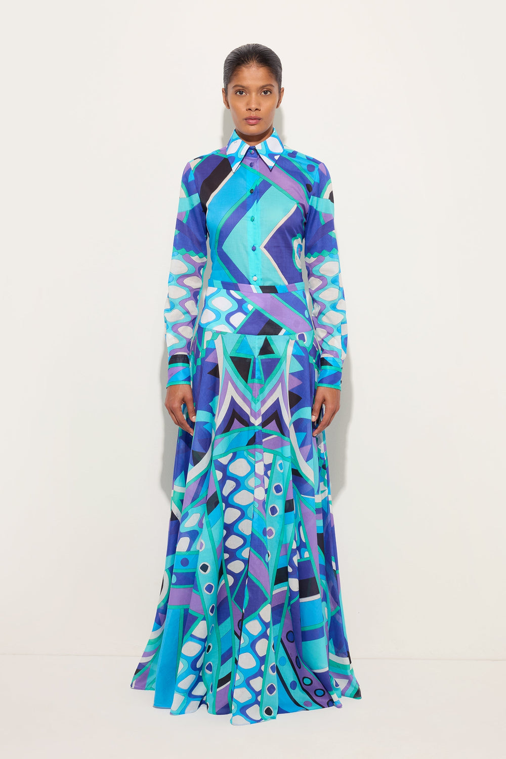Pucci Vivara Print Cotton Skirt