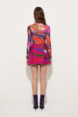 Pucci Hawaii Print Mini Skirt