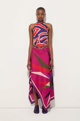 Pucci Hawaii Print Asymmetrical Skirt