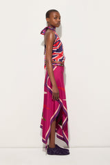 Pucci Hawaii Print Asymmetrical Skirt