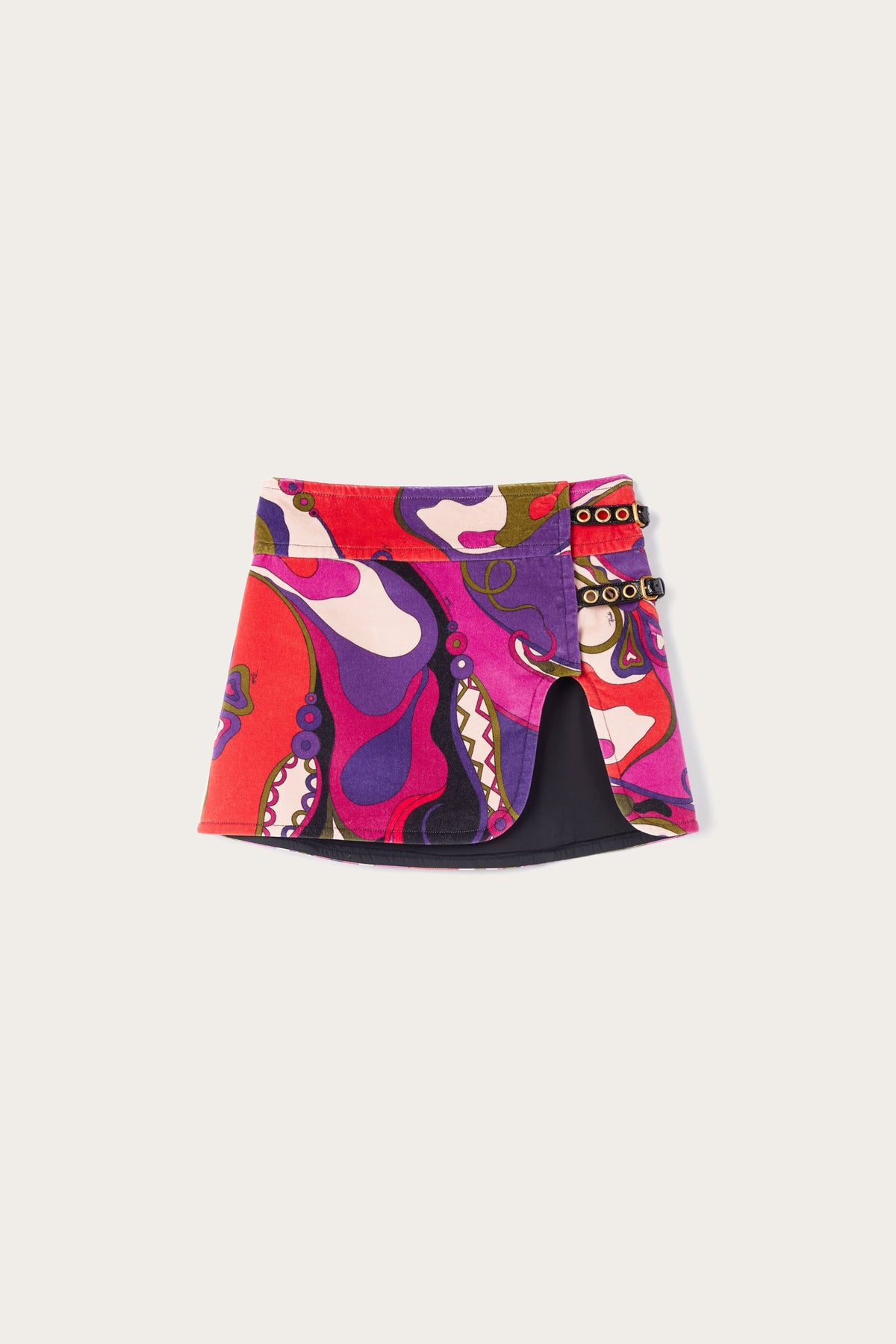 Pucci Orchidee Print Mini Skirt