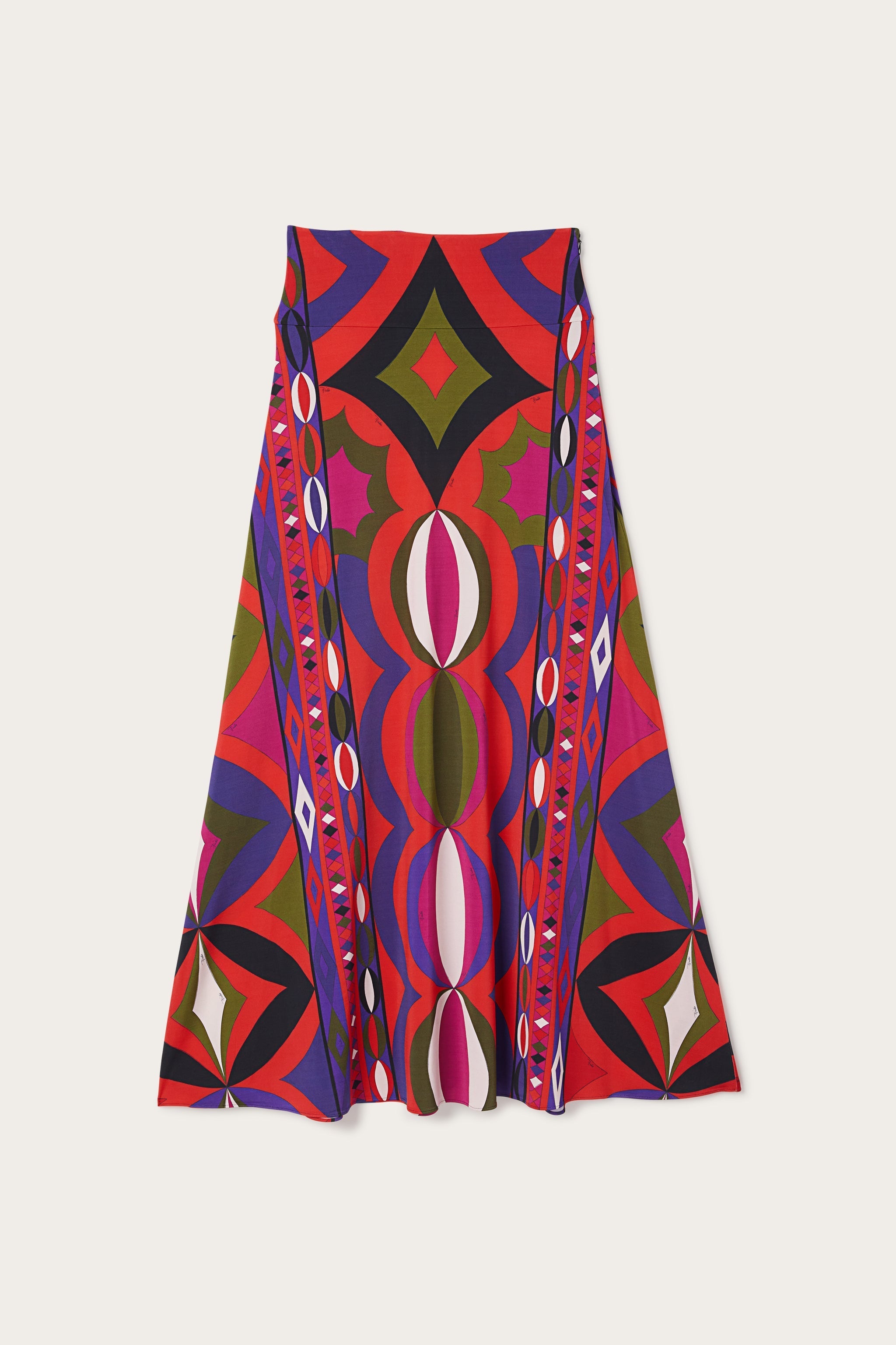 Pucci Collane Print Long Skirt