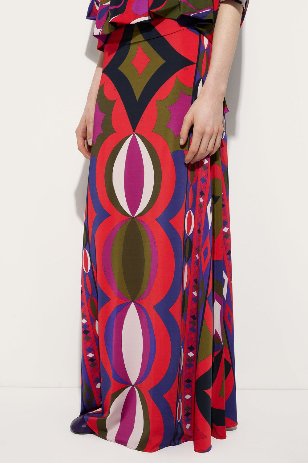 Pucci Collane Print Long Skirt