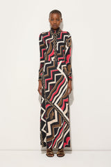 Pucci Istrice Print Long Skirt