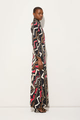 Pucci Istrice Print Long Skirt