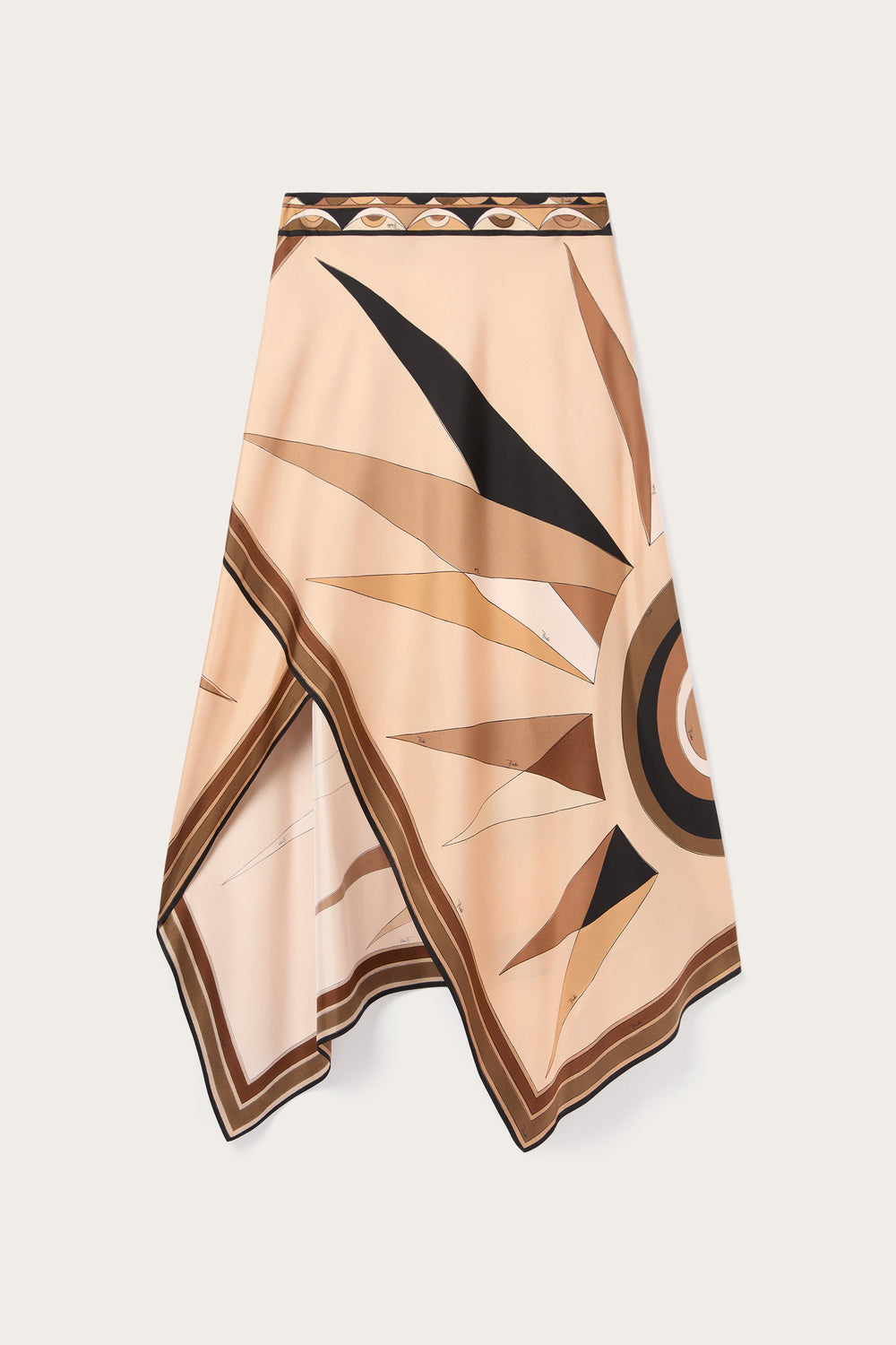 Pucci Hawaii Print Asymmetrical Skirt