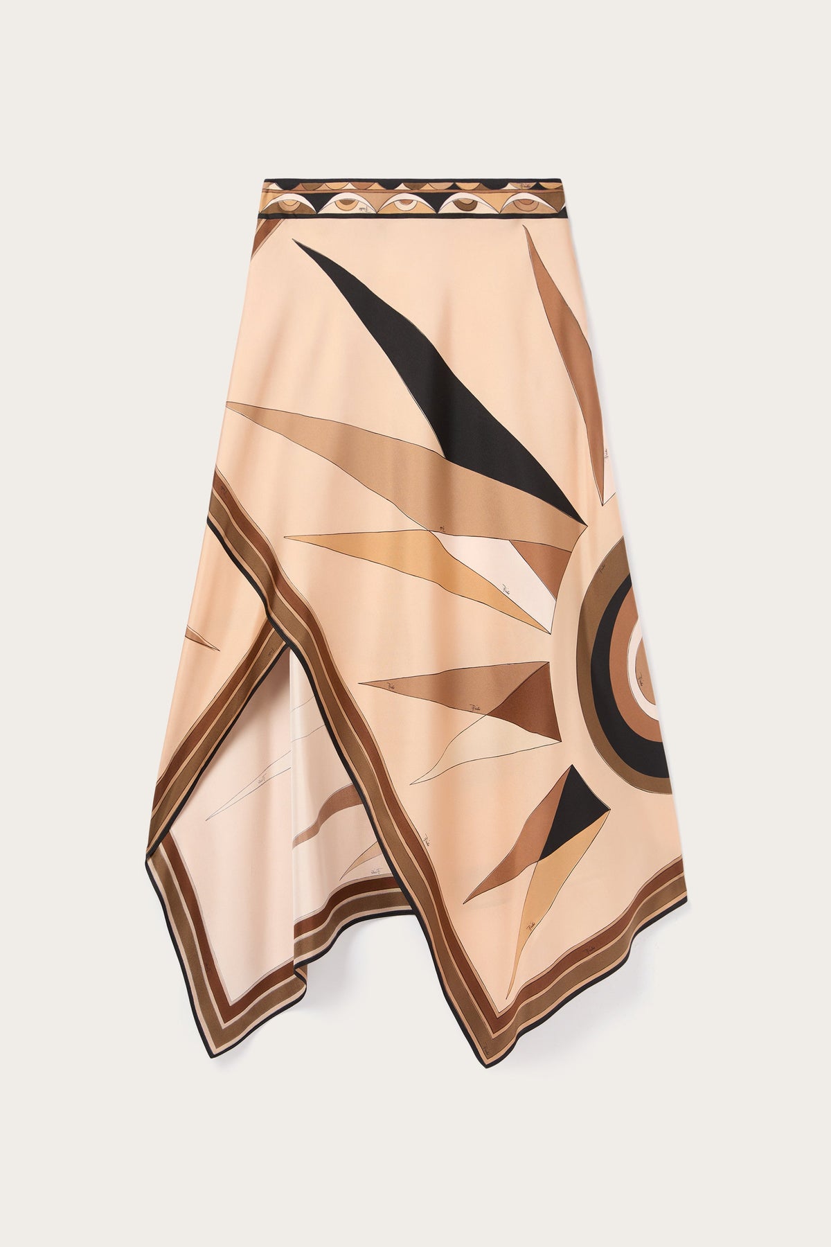 Pucci Hawaii Print Asymmetrical Skirt