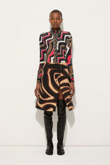 Pucci Labirinto Print Midi Skirt