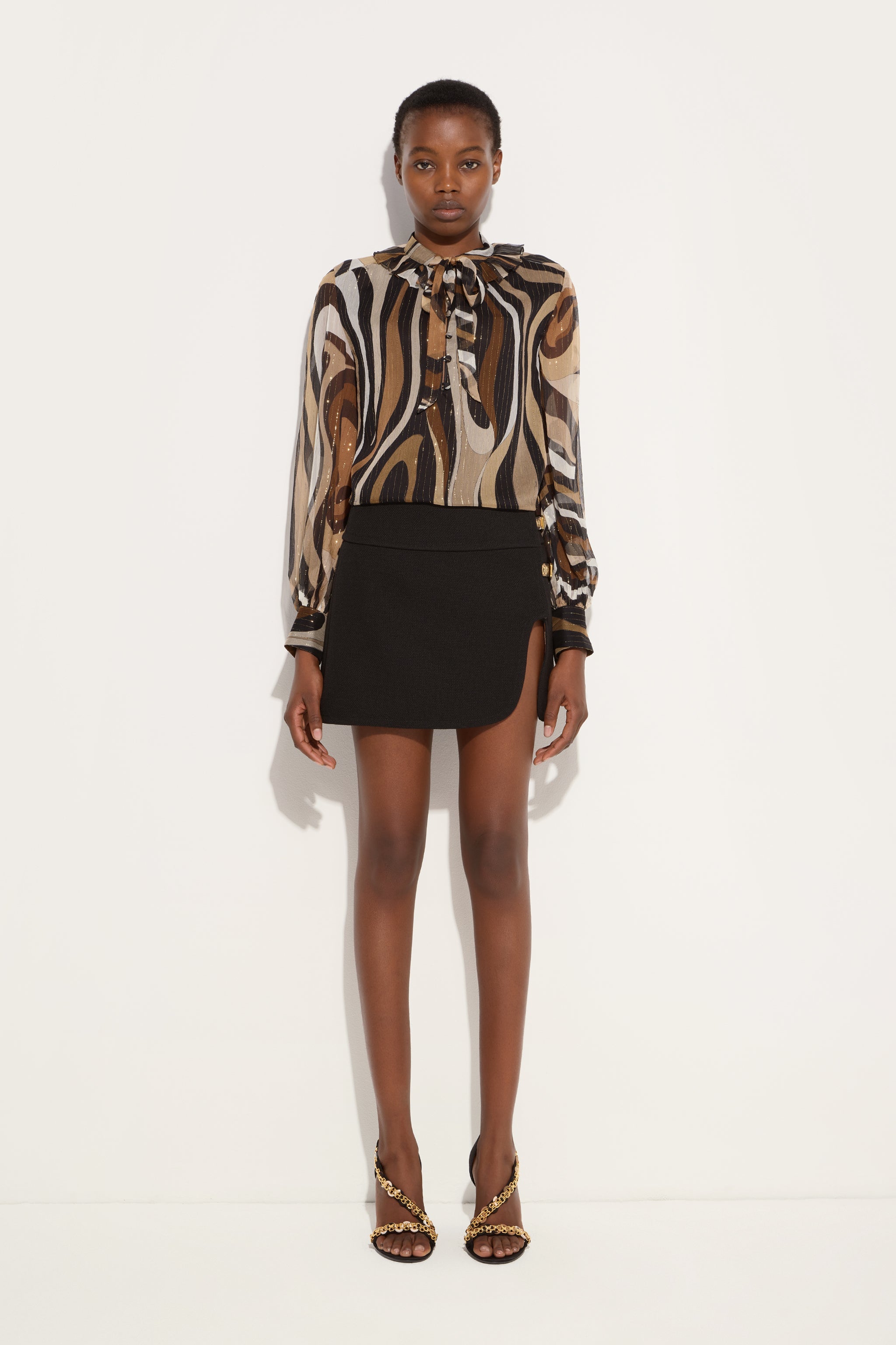 Pucci Wool Midi Skirt