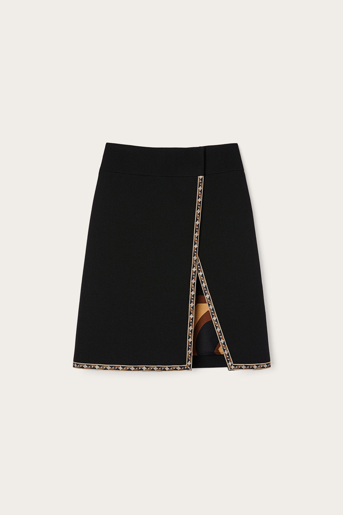 Pucci Wool Skirt with Printed Details