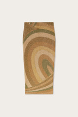 Pucci Iride Print Lamé Jersey Midi Skirt