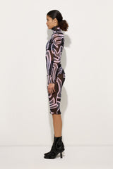 Pucci Labirinto Print Midi Skirt in tulle