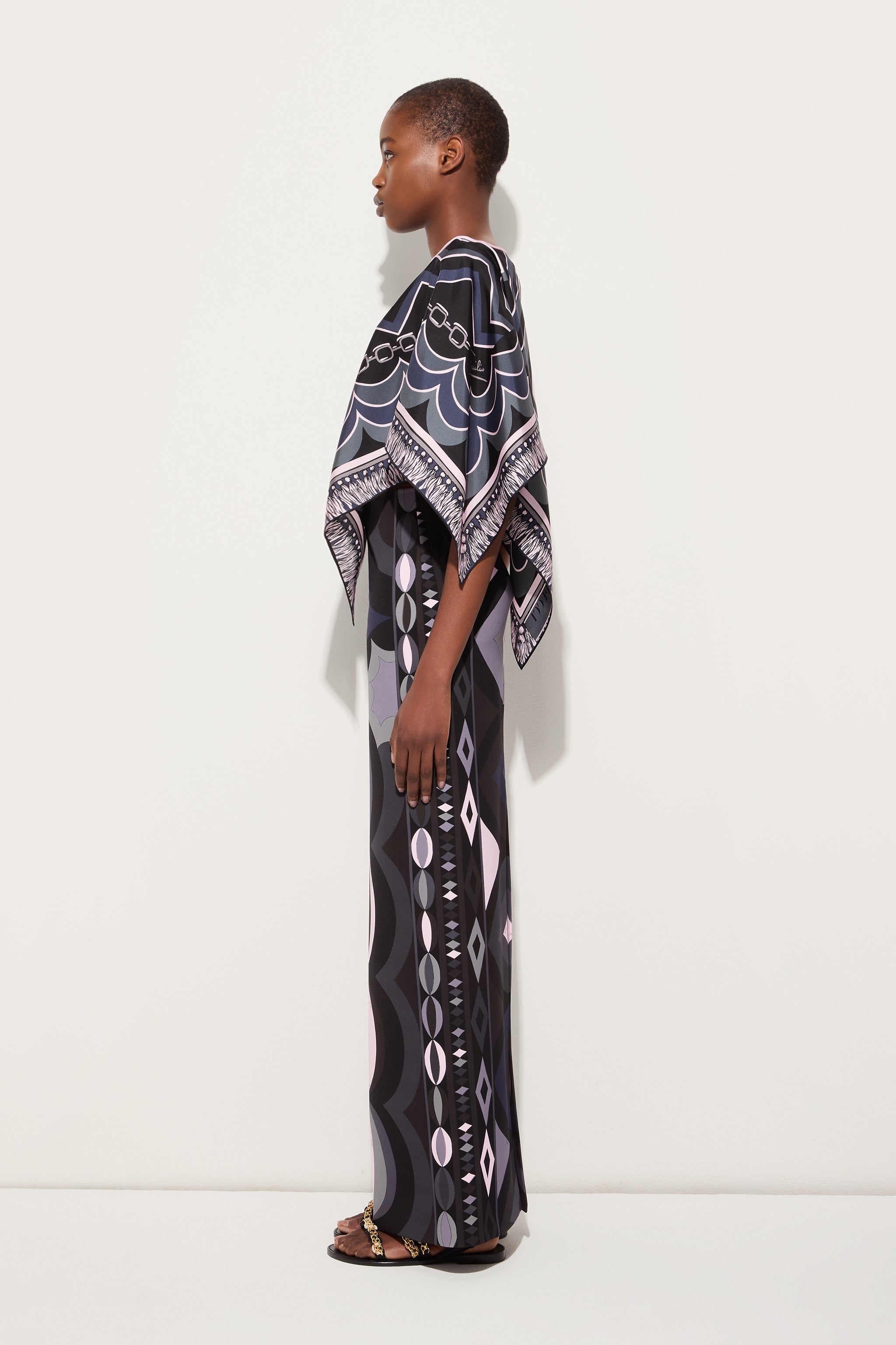 Pucci Collane Print Pencil Skirt
