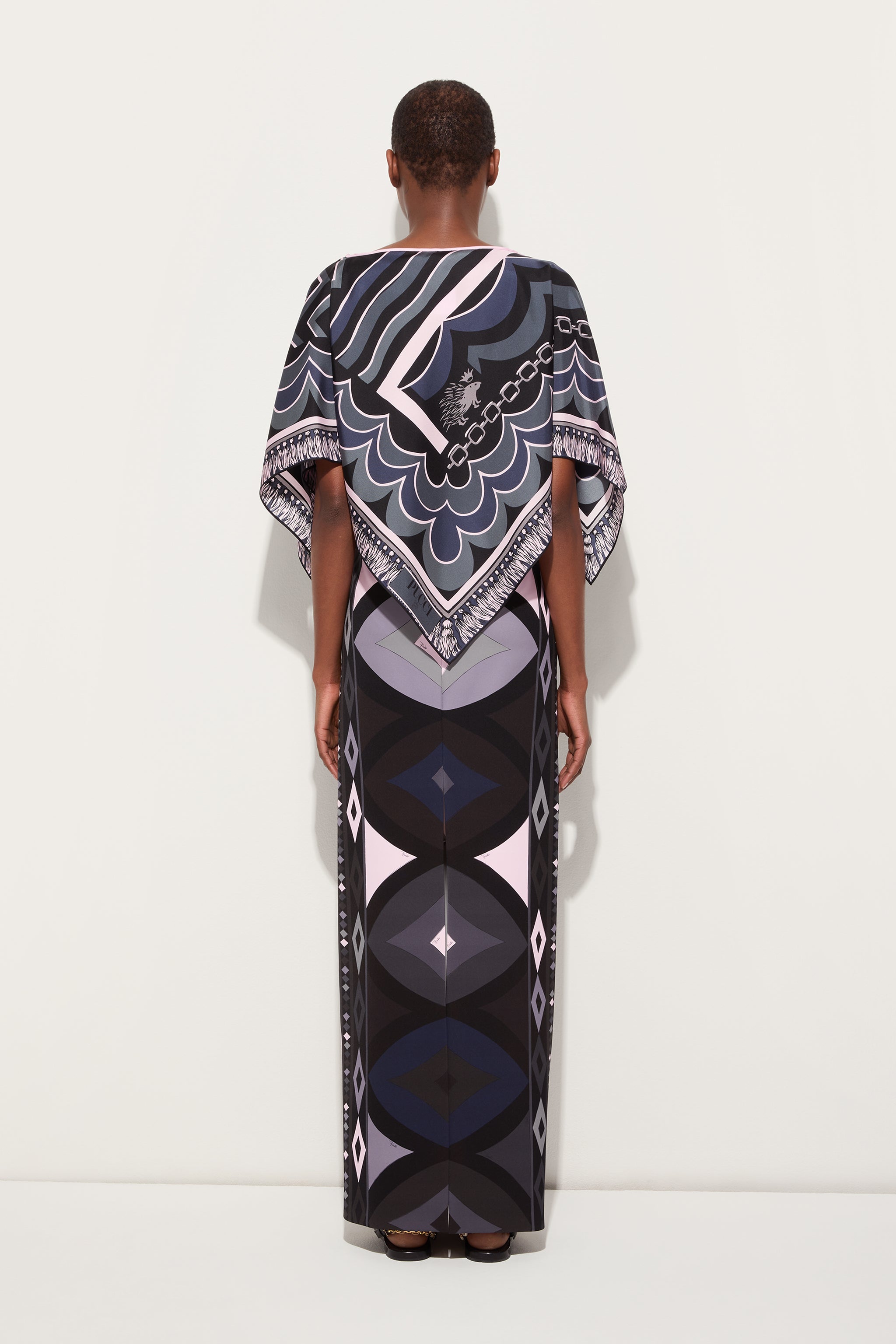 Pucci Collane Print Pencil Skirt
