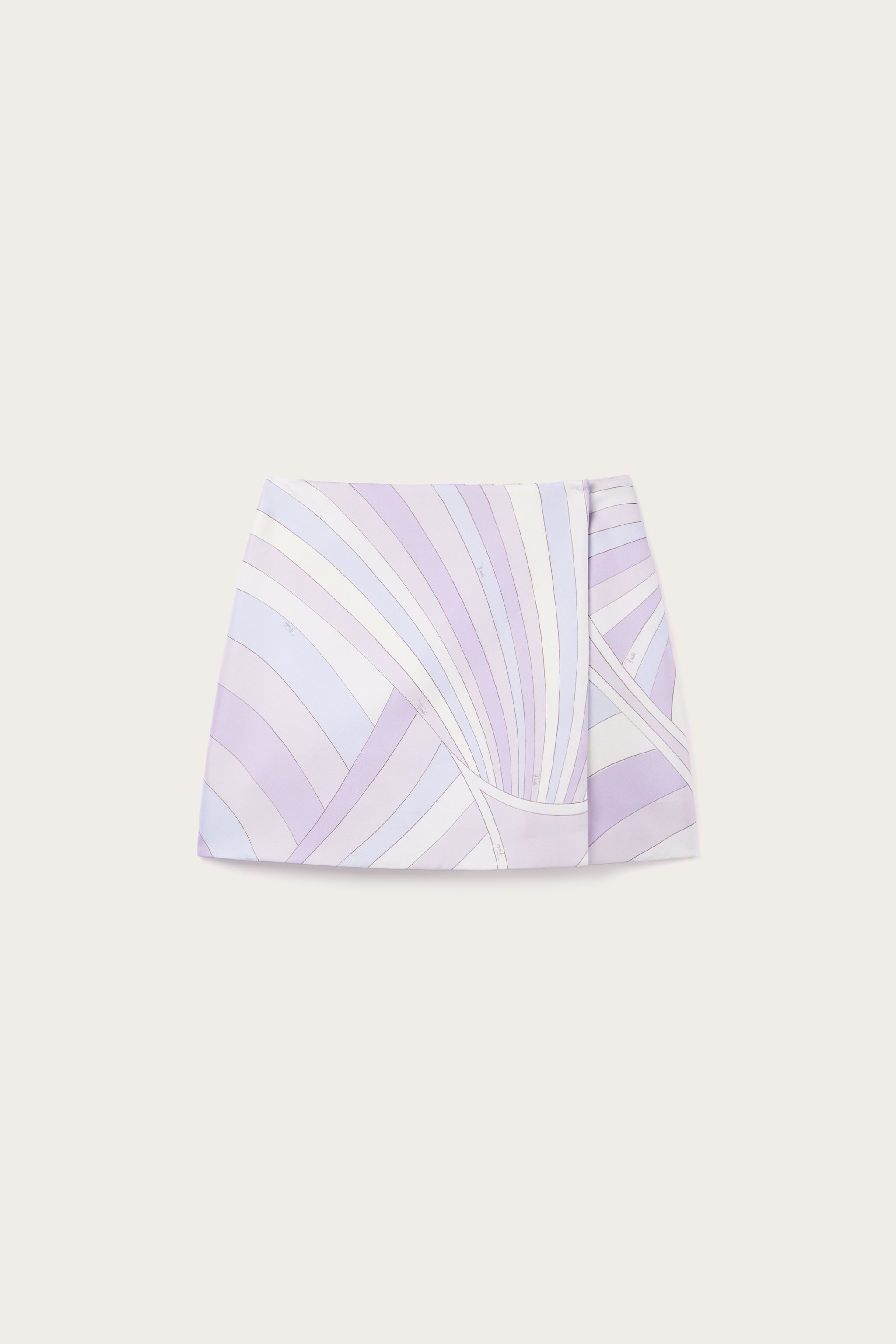 Pucci Iride Print Mini Wrap Skirt