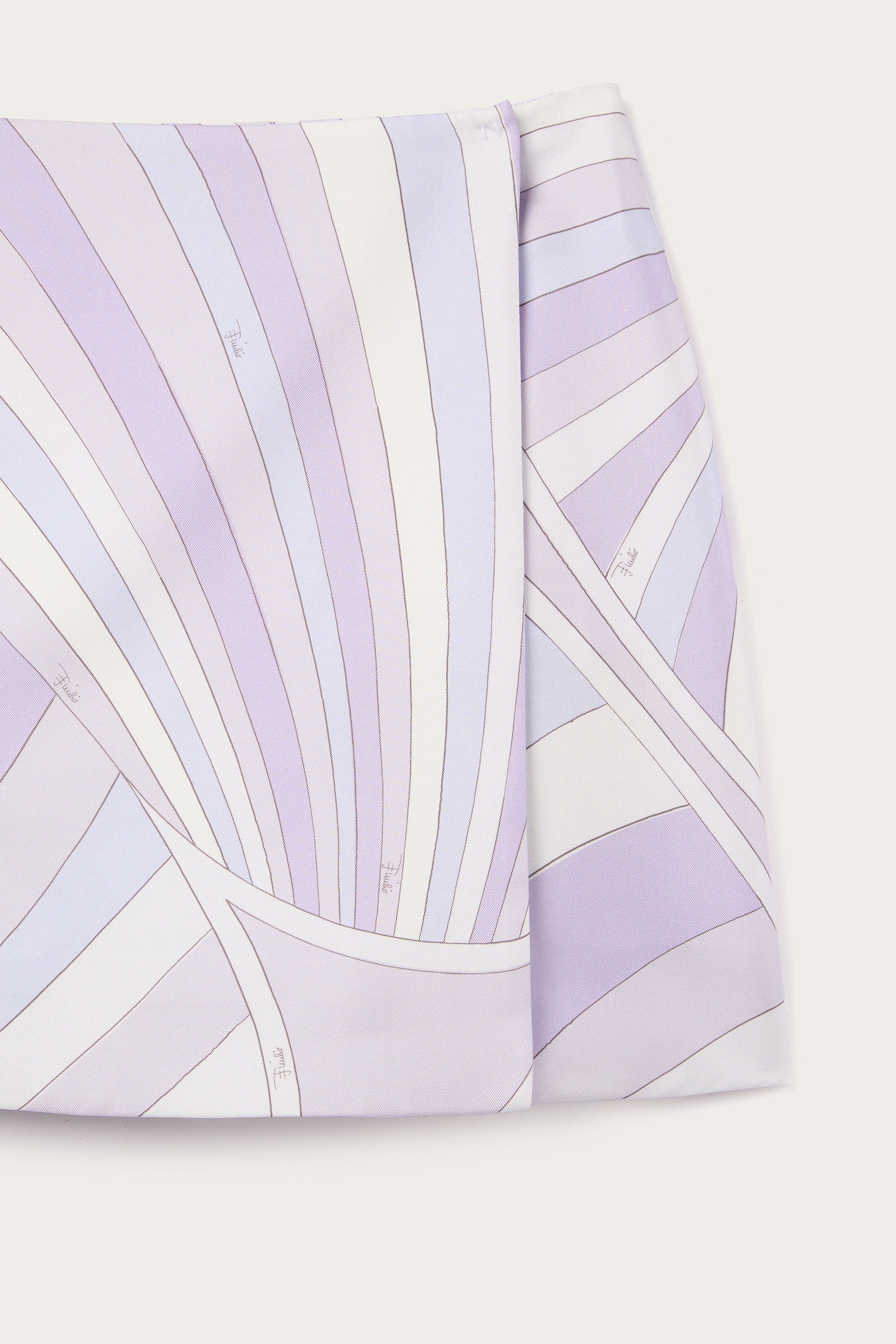 Pucci Iride Print Mini Wrap Skirt