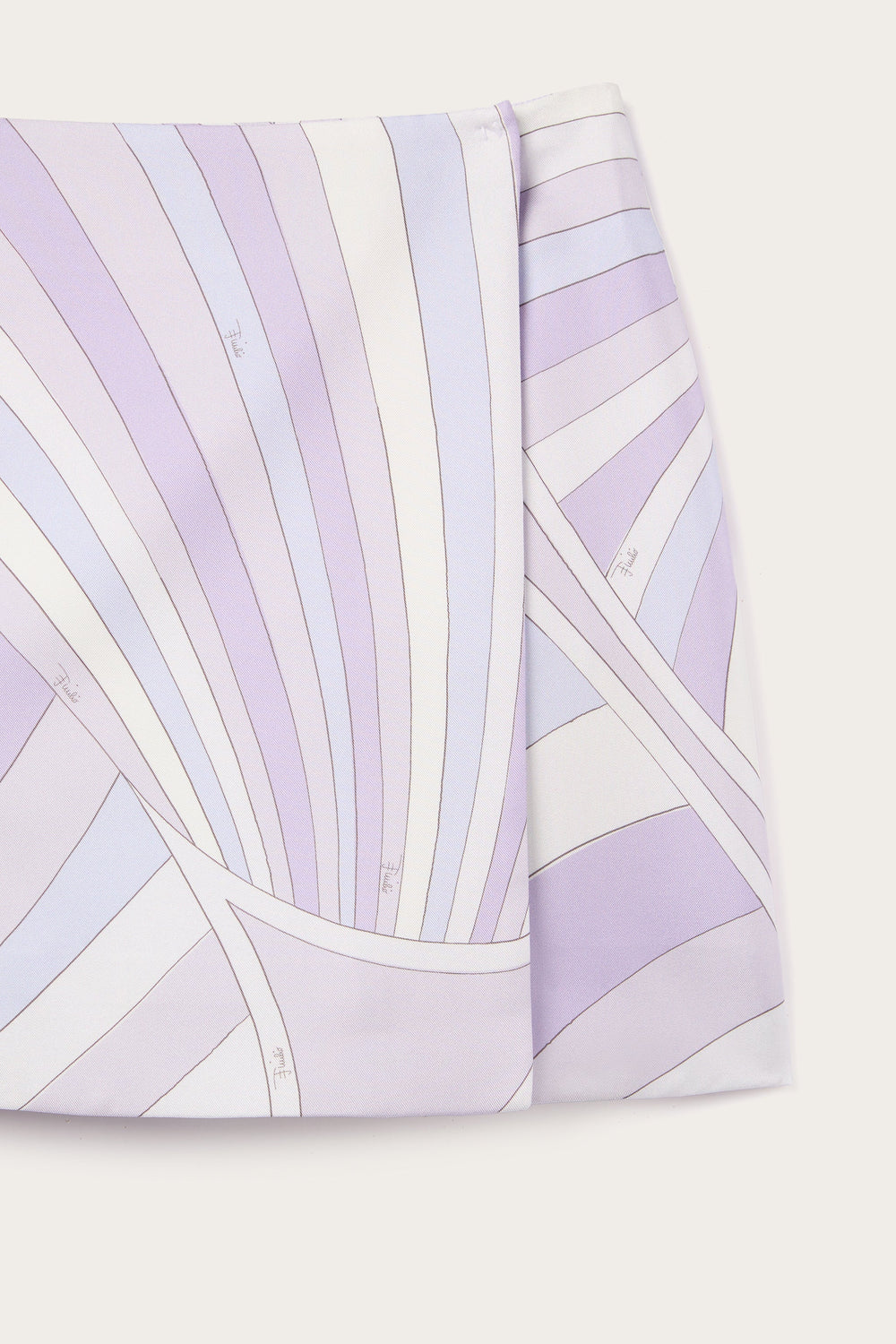 Pucci Iride Print Mini Wrap Skirt
