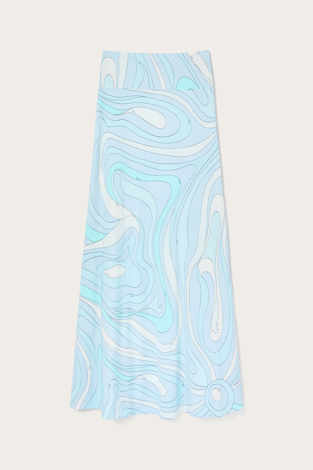 Pucci Marmo Print Long Skirt