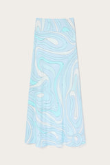 Pucci Marmo Print Long Skirt