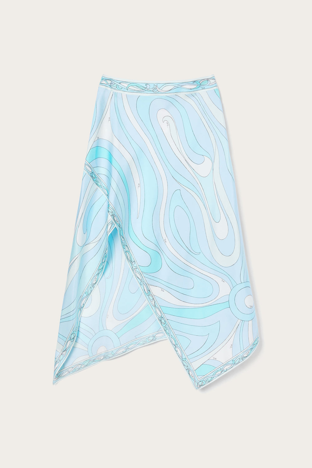 Pucci Marmo Print Asymmetrical Skirt
