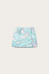 Pucci Orchidee Print Silk Miniskirt