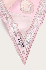 Pucci Occhi Print Silk Triangle Scarf