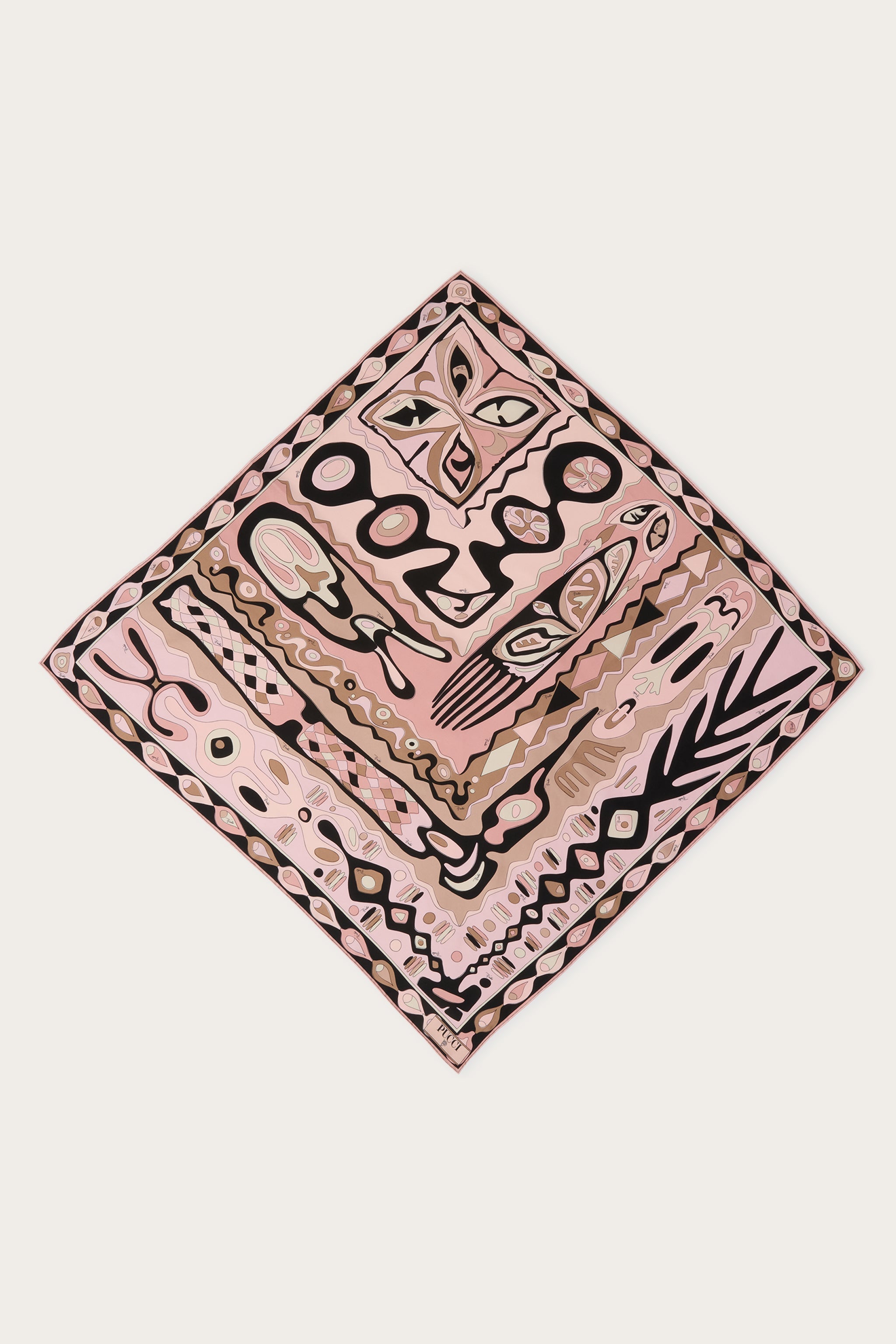 Pucci Angoli Print Silk Carre