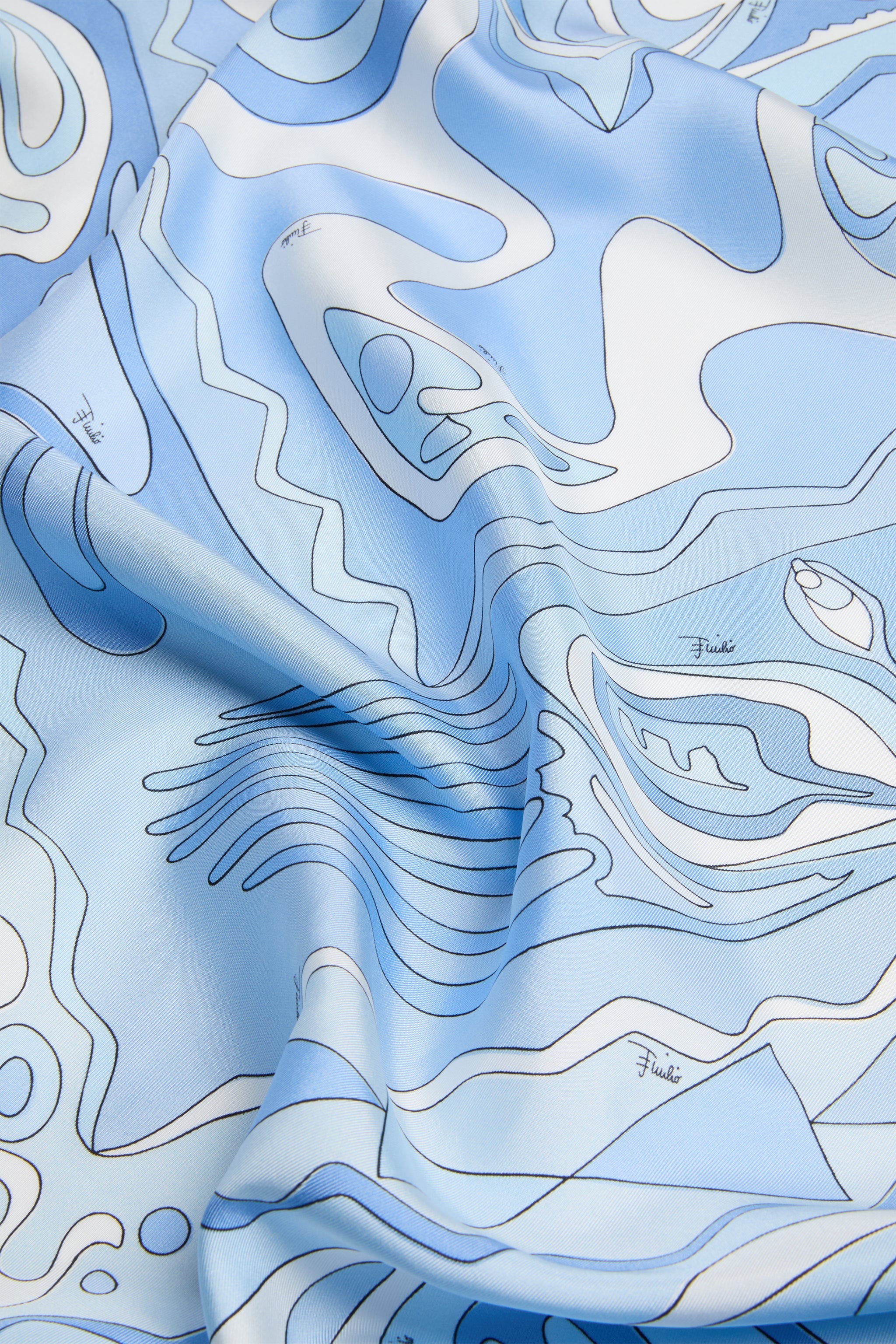 Pucci Angoli Print Silk Carre
