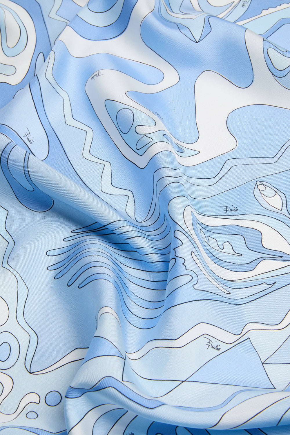 Pucci Angoli Print Silk Carre
