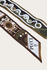 Pucci Mixed Print Silk Twill Scarf