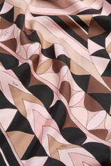 Pucci Manuba Print Silk Triangle Scarf