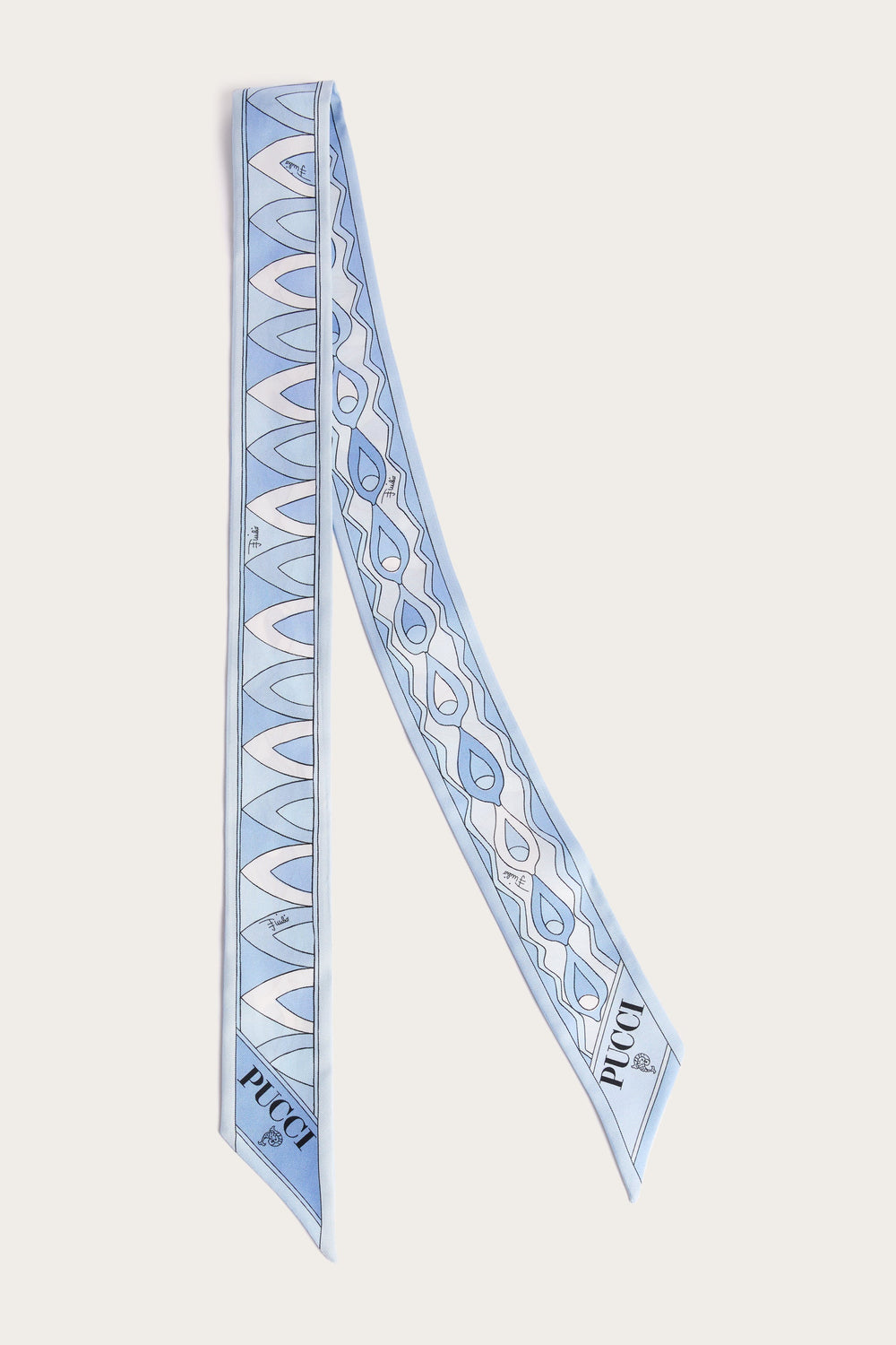 Pucci Mixed Print Silk Twill Scarf