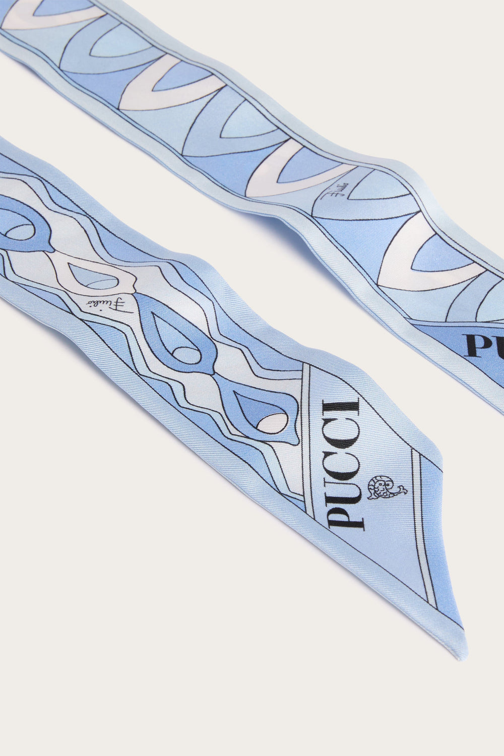 Pucci Mixed Print Silk Twill Scarf