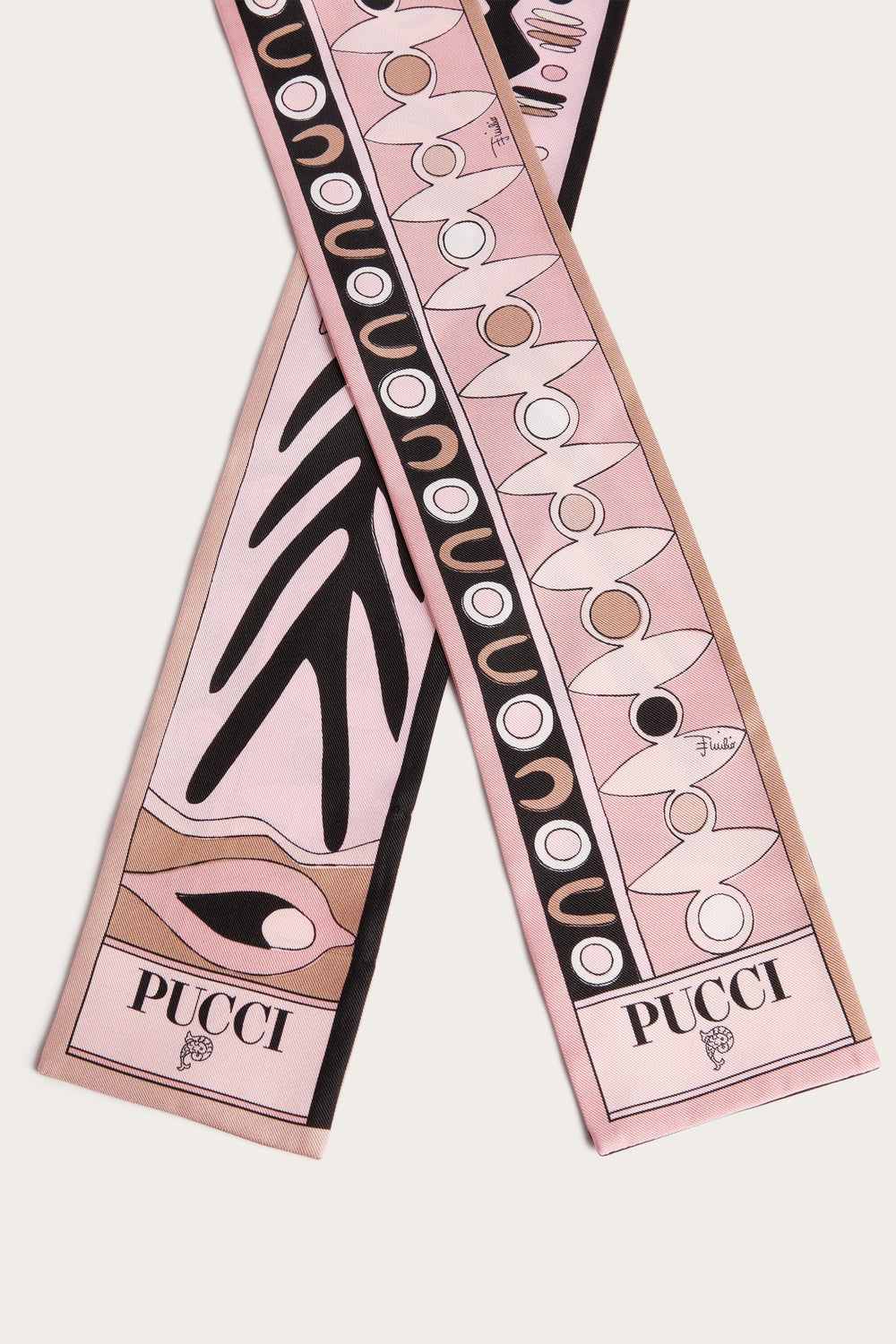 Pucci Angoli and Soleil Print Silk Twill Scarf