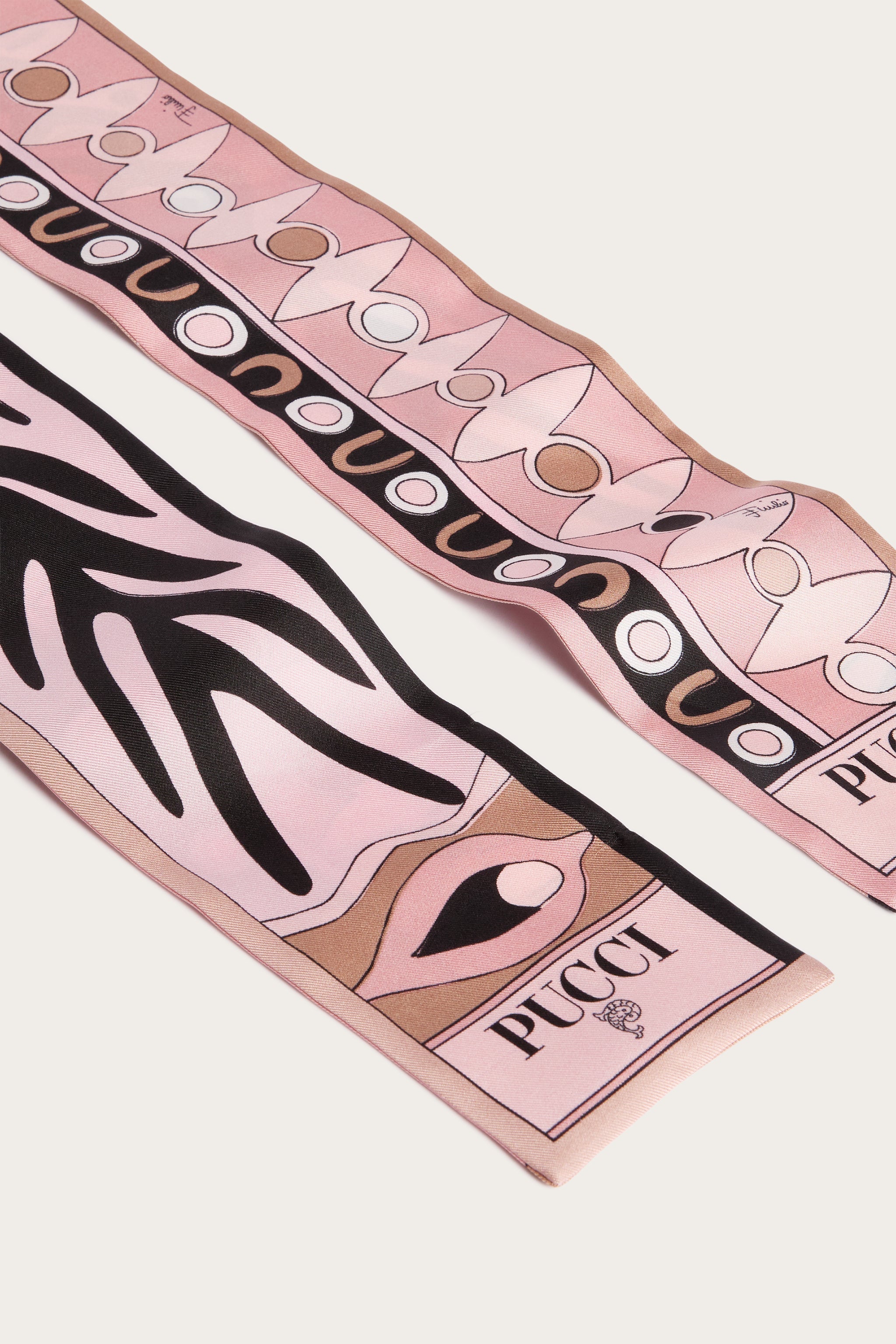 Pucci Angoli and Soleil Print Silk Twill Scarf