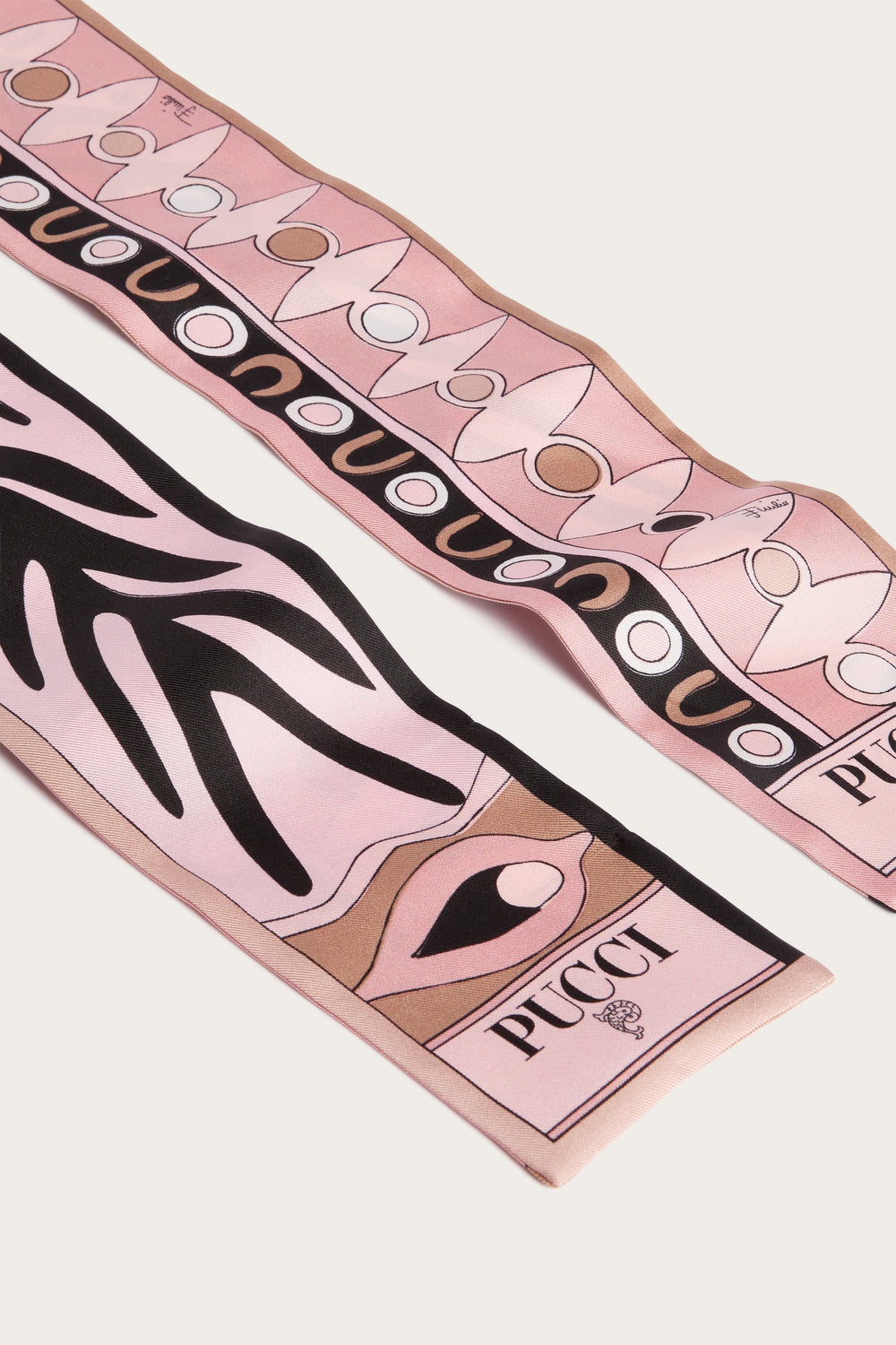 Pucci Angoli and Soleil Print Silk Twill Scarf