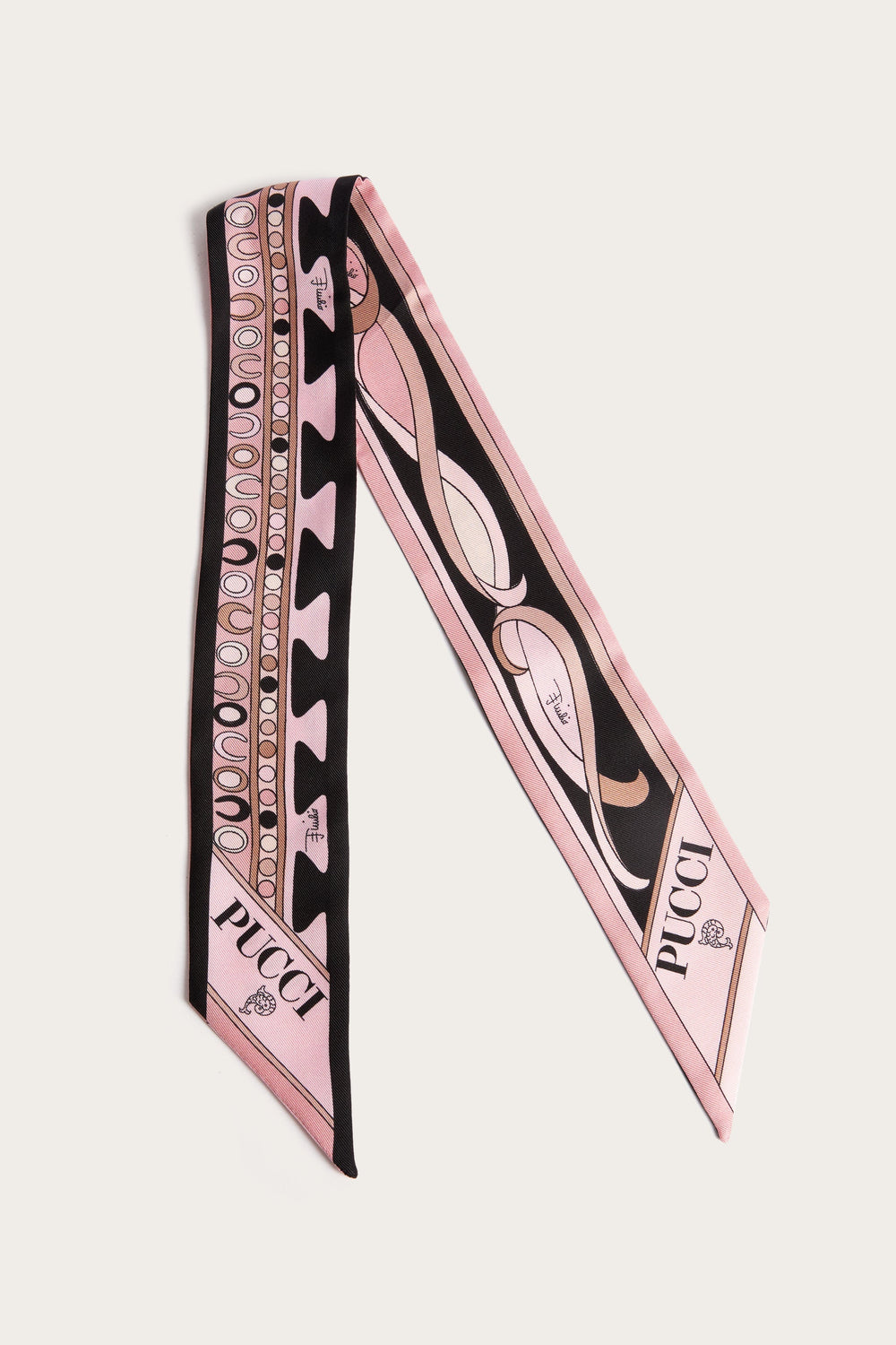 Pucci Mixed Print Silk Twill Scarf