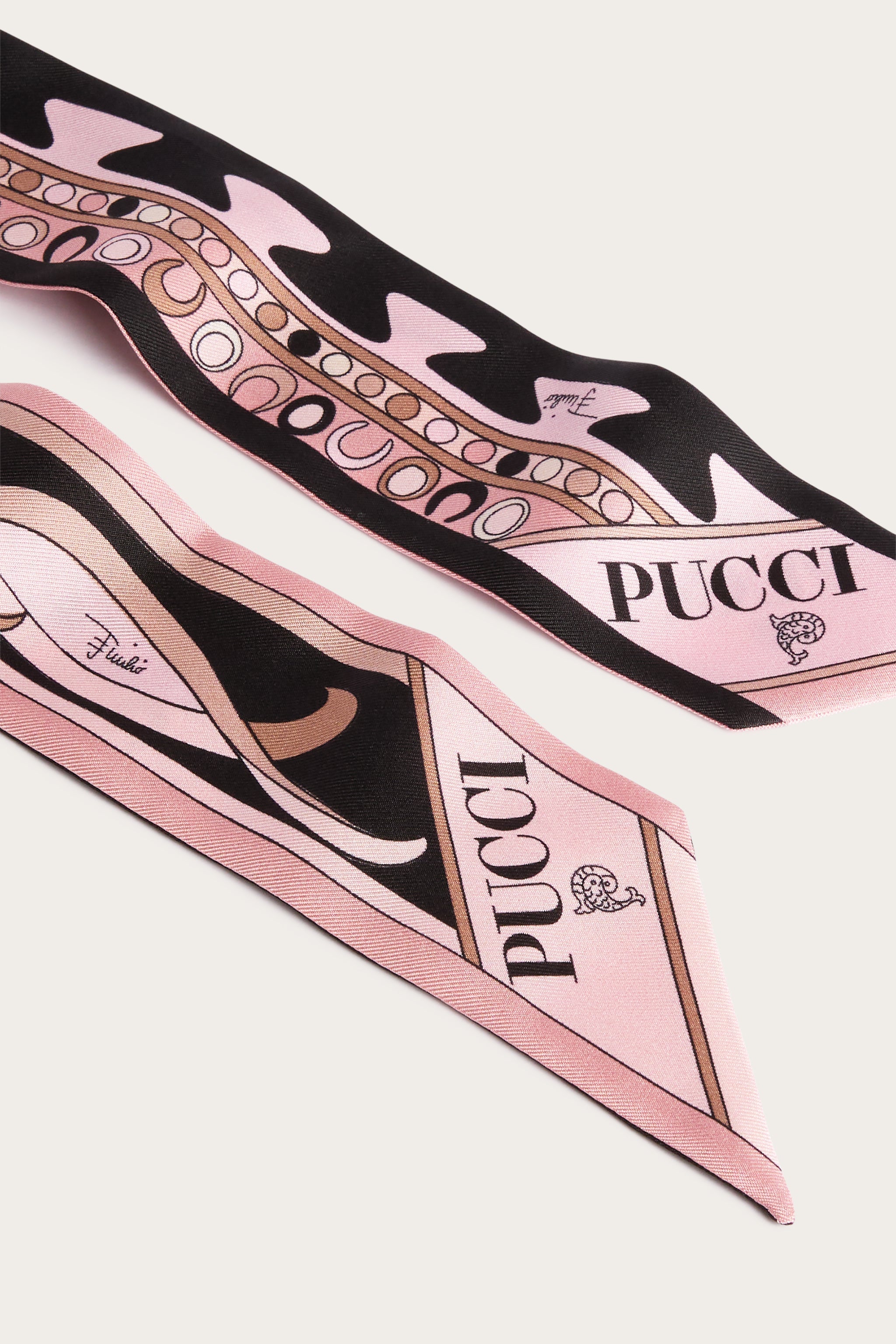 Pucci Mixed Print Silk Twill Scarf