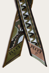 Pucci Mixed Print Silk Twill Scarf
