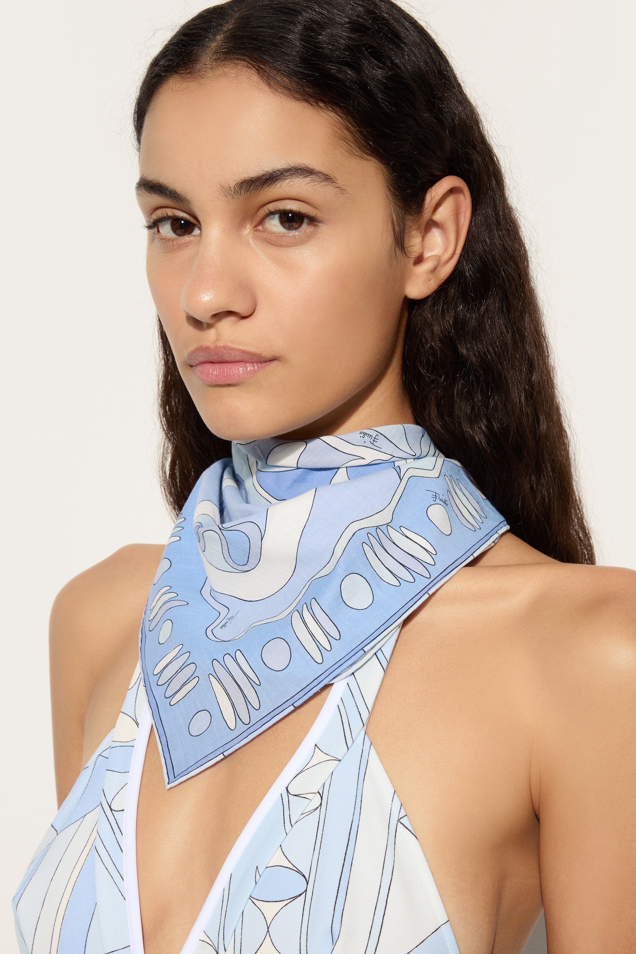 Pucci Angoli Print Cotton Carrè