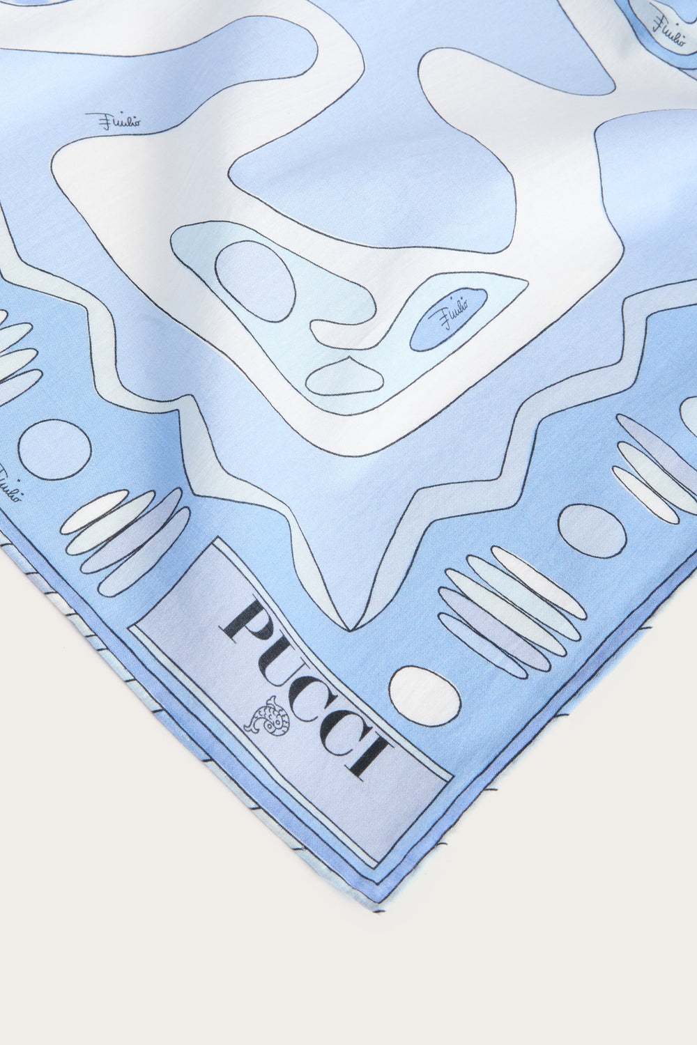 Pucci Angoli Print Cotton Carrè