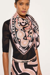 Pucci Soleil Print Wool and Silk Pashmina